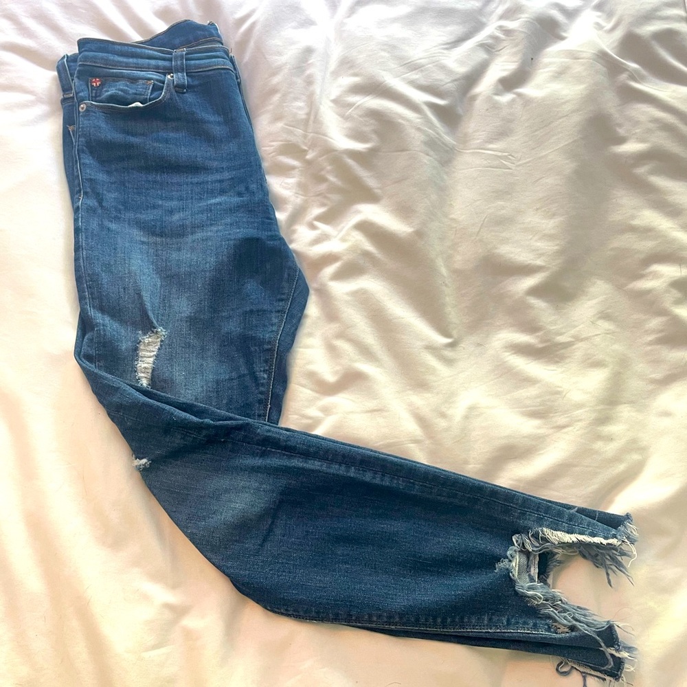 Hudson distressed denim